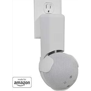 Amazon Outlet Hanger Wall Mount White for Echo Dot 4th Generation Plug In s15